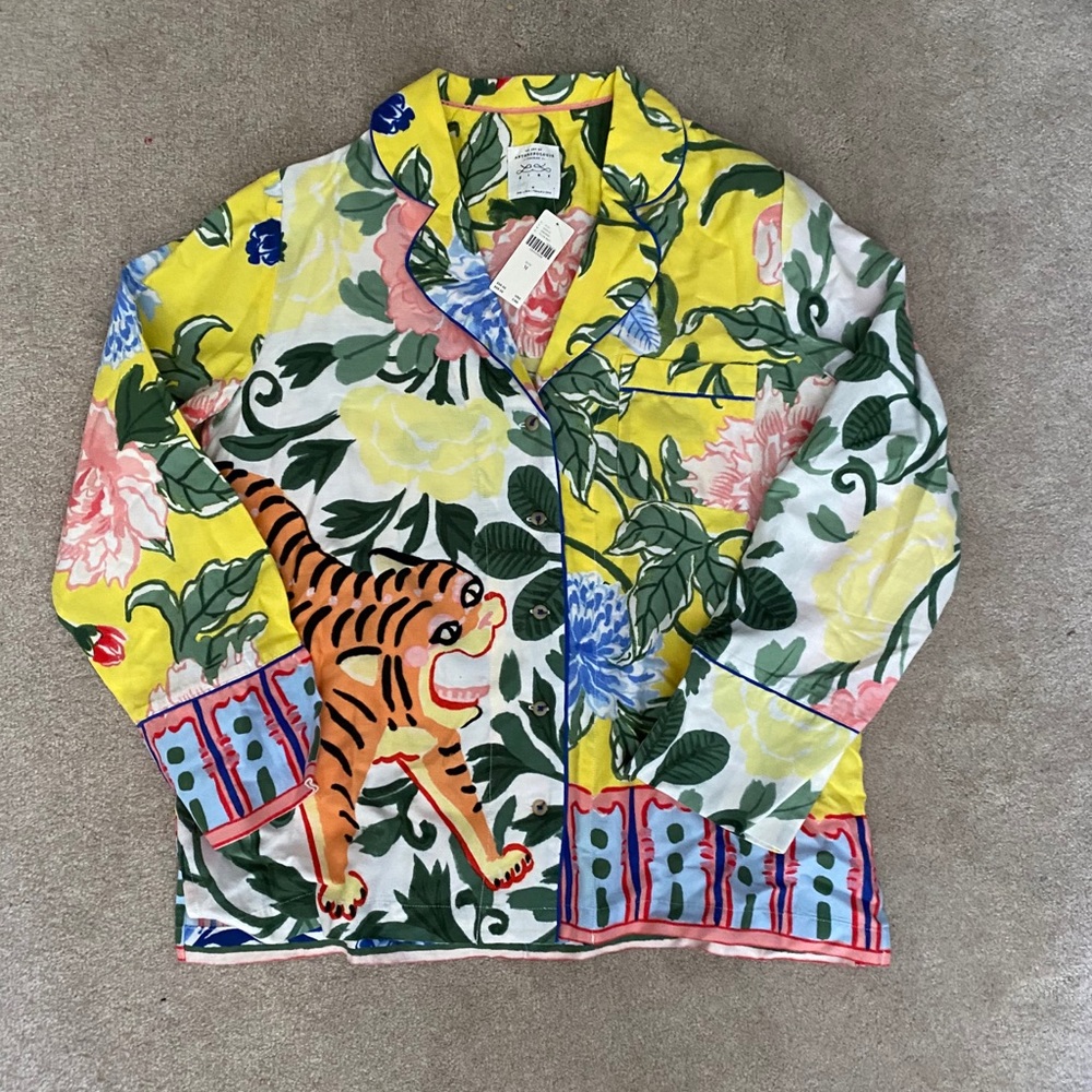 Anthropologie Pajama Set- bottom and top